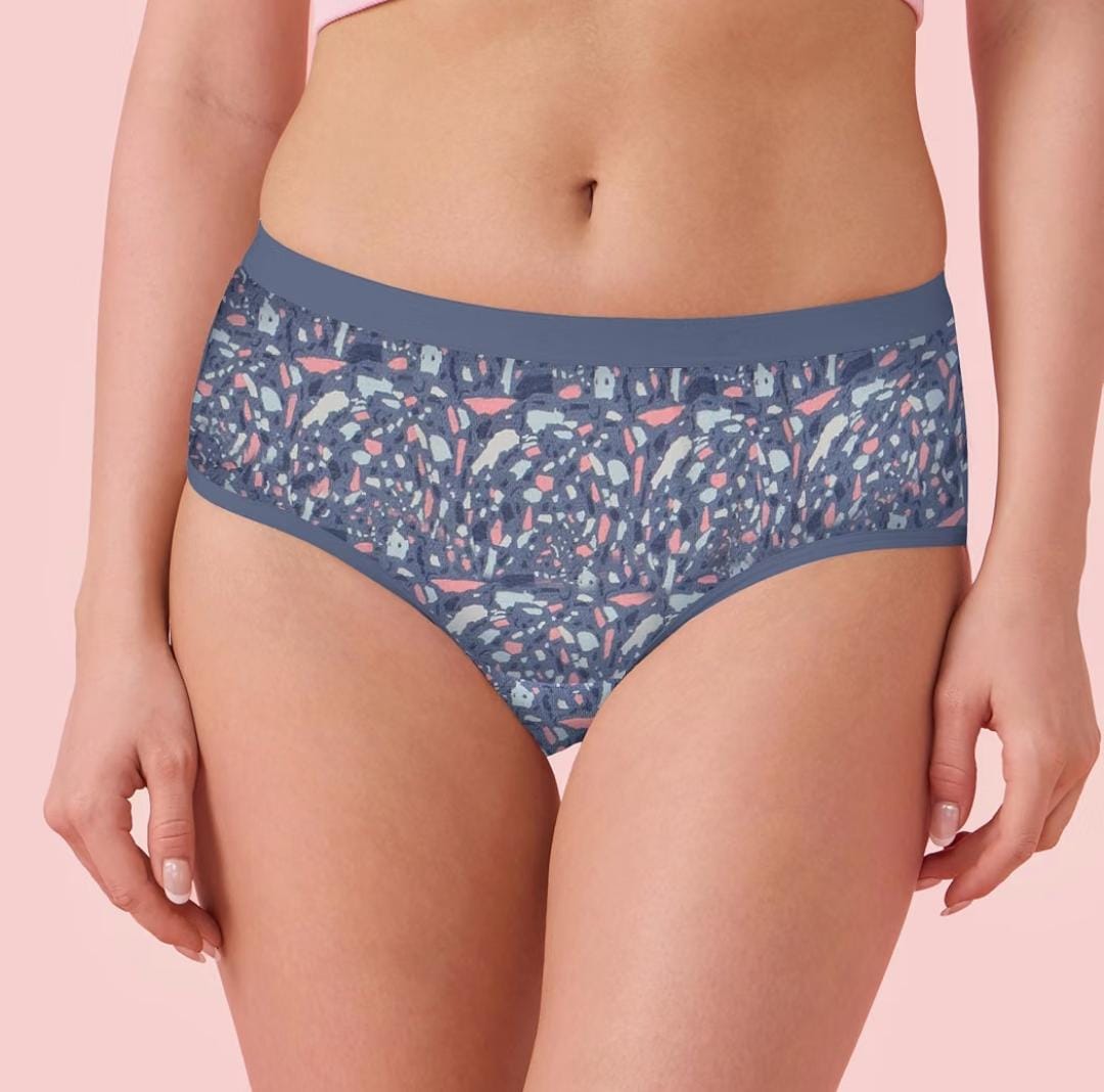 Printed Cotton Hipster Panties, Pack of 3 – Enamor CH07 – pack view 6