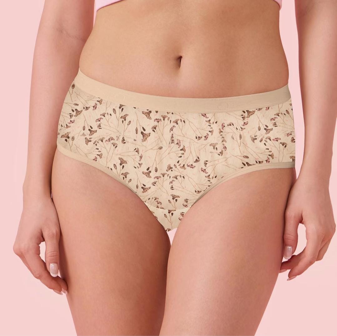 Printed Cotton Hipster Panties, Pack of 3 – Enamor CH07 – pack view 7