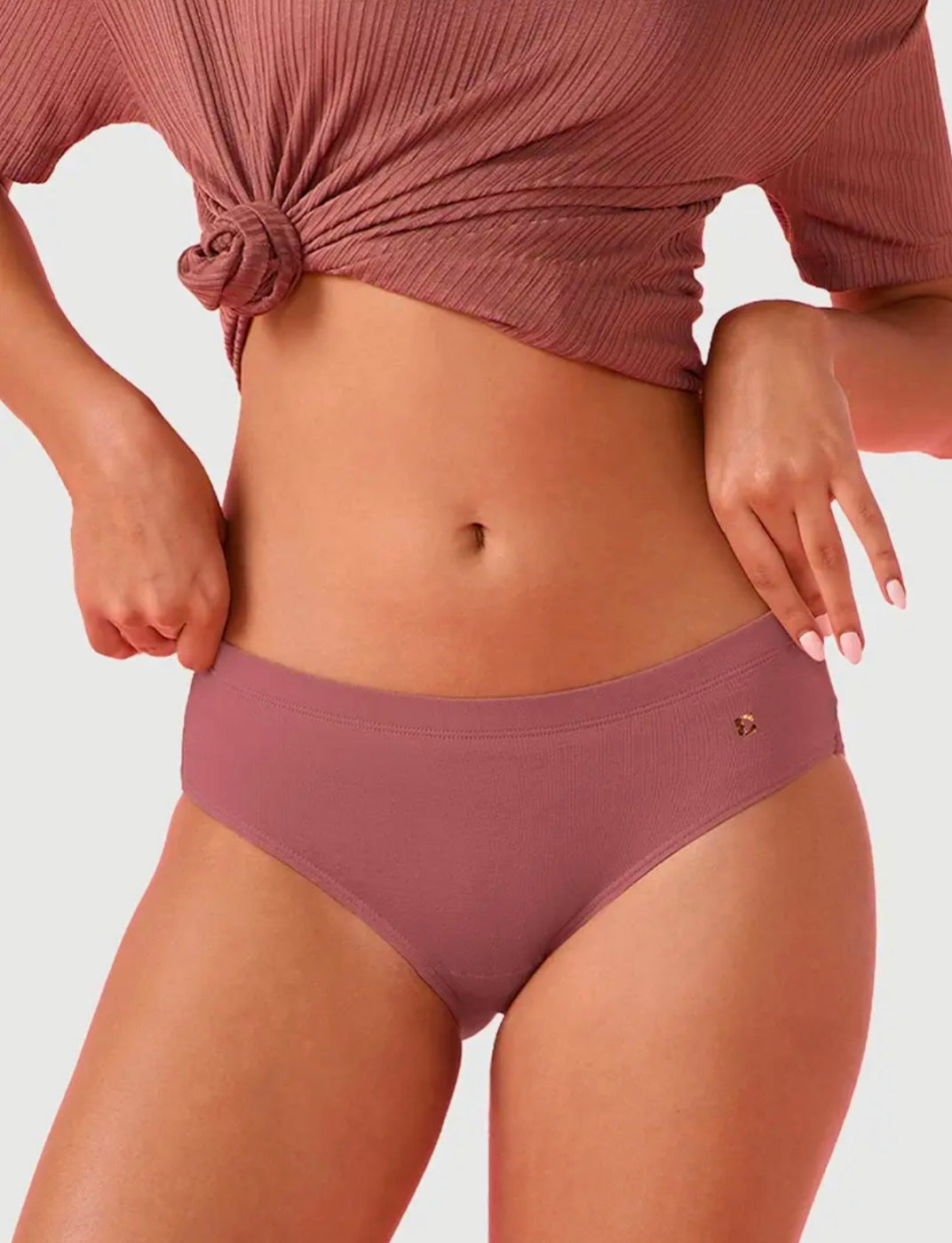 Solid Cotton Hipster Panties – Enamor CR17 – pack view 1