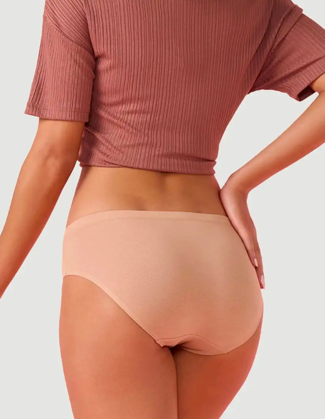 Solid Cotton Hipster Panties – Enamor CR17 – pack view 6