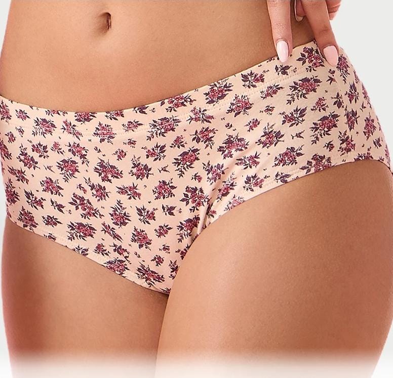 Printed Cotton Hipster Panties – Enamor CR17 – pack view 4