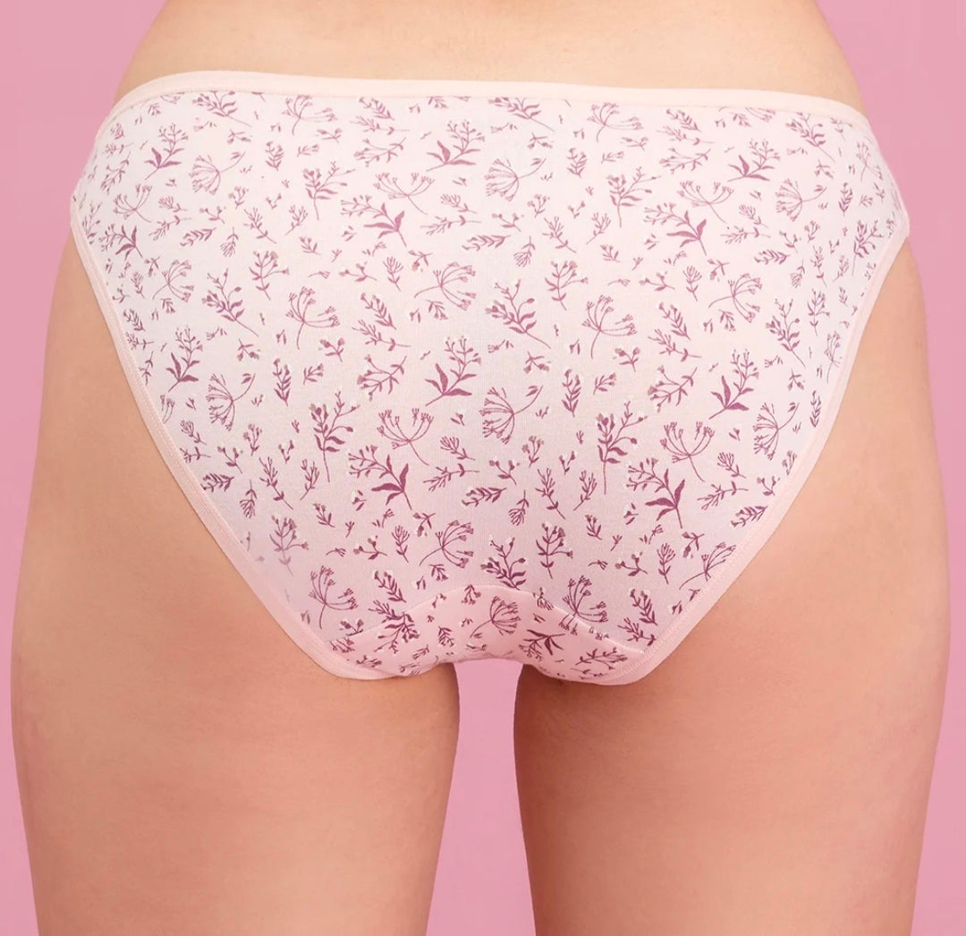 Low-Rise Cotton Bikini Panties, Pack of 3 – Nykd NYP030 – pack view 2