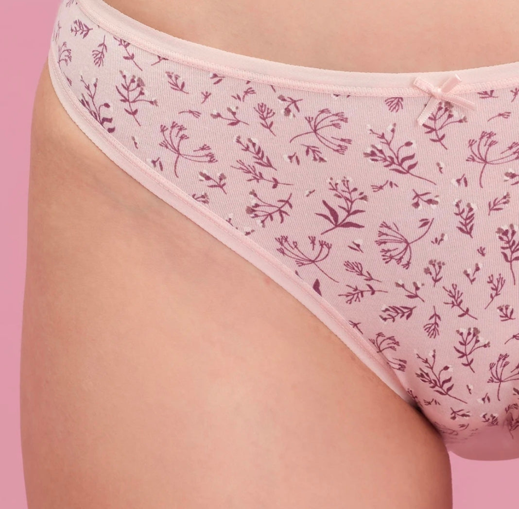 Low-Rise Cotton Bikini Panties, Pack of 3 – Nykd NYP030 – pack view 3