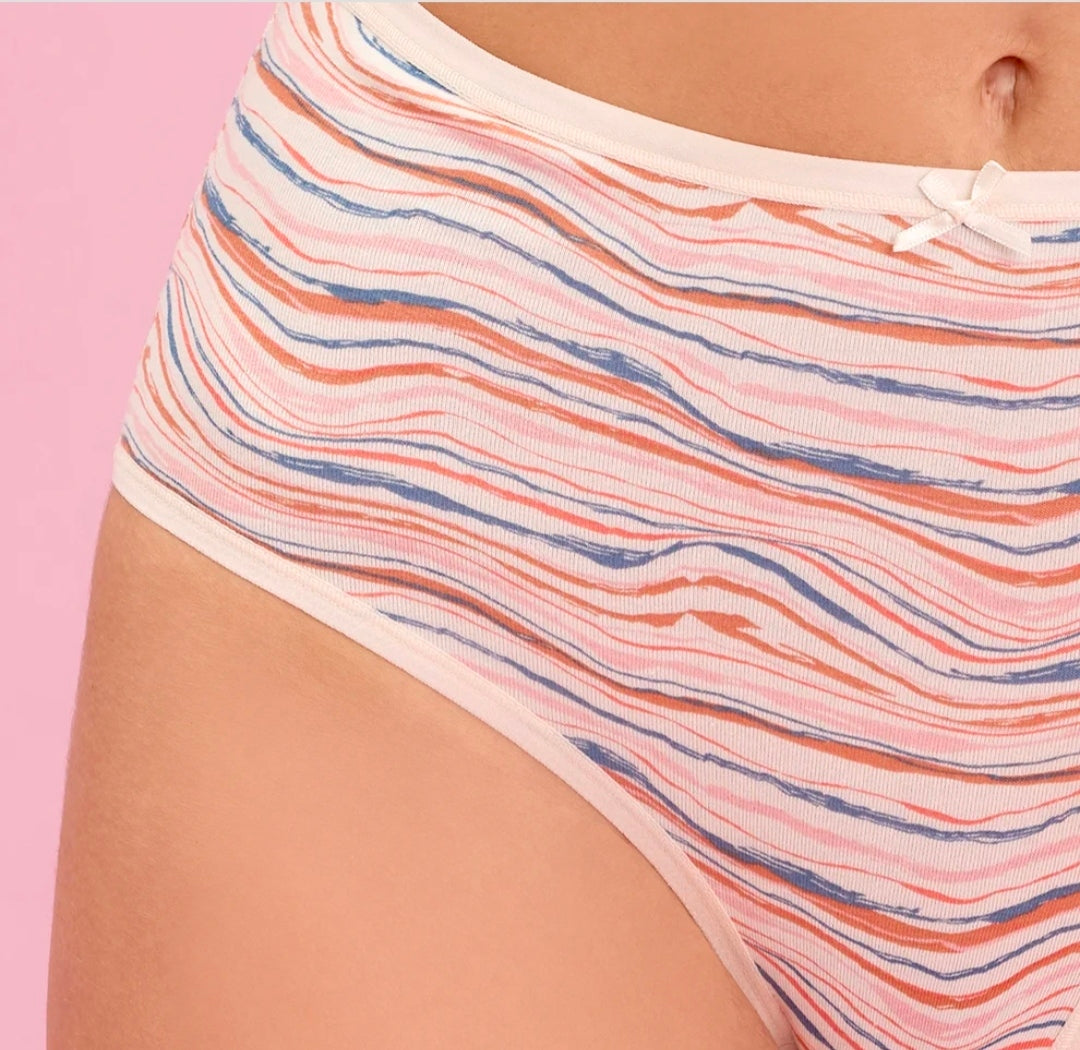 High-Rise Cotton Hip Brief, Pack of 3 – Nykd NYP036 – pack view 3