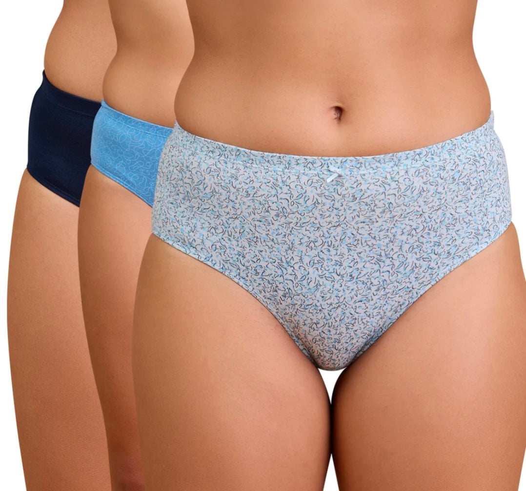 Cotton Hipster Panties, Pack of 3 – Nykd NYP100 – pack view 1